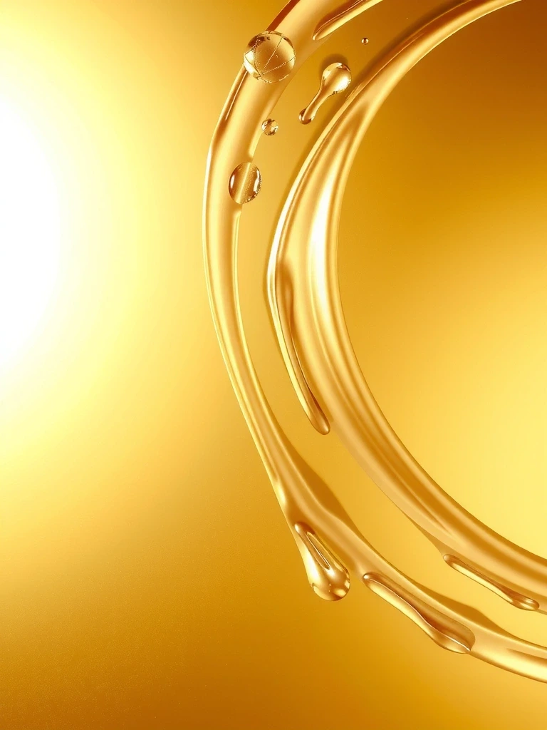 Metaliczna, płynna tekstura