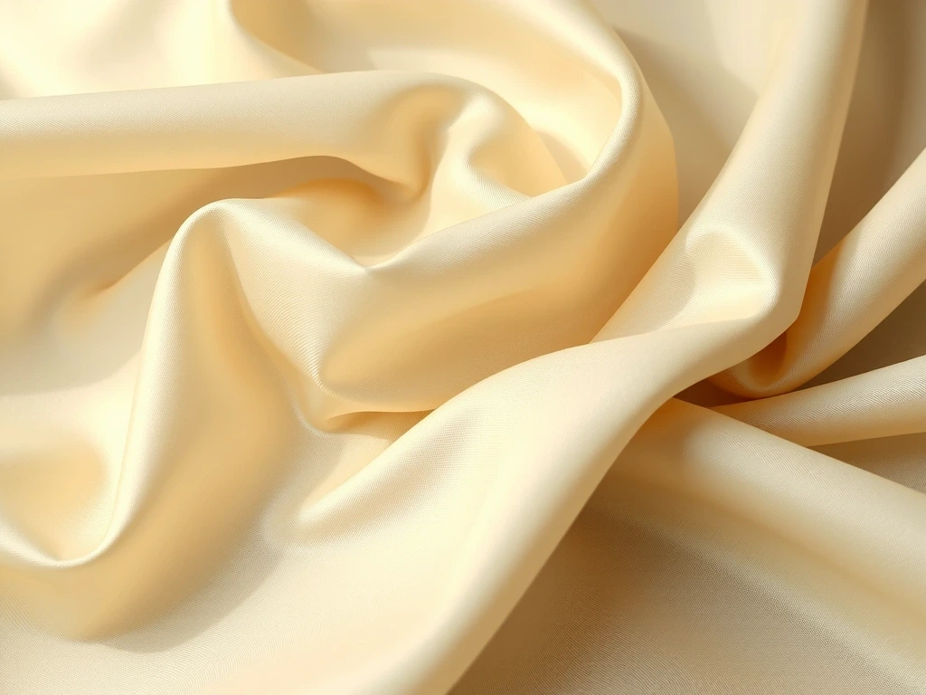 Eteryczna tekstura jedwabiu symbolizująca lekkość